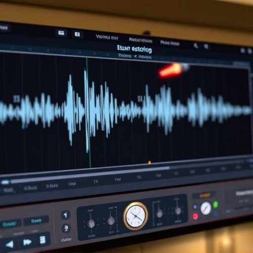 Schermata del software di restauro audio che mostra le onde sonore corrotte e il processo di pulizia