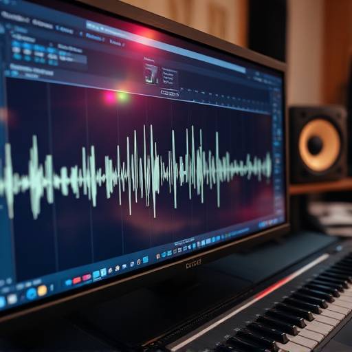 Software di restauro audio che mostra le onde sonore danneggiate